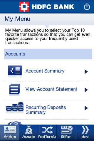 HDFC Bank MobileBanking截图4