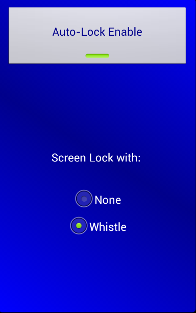 Whistle Lock截图1