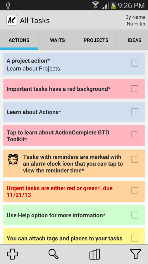 ActionComplete GTD Toolk...截图7