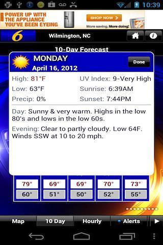 WECT 6 First Alert Weather截图1