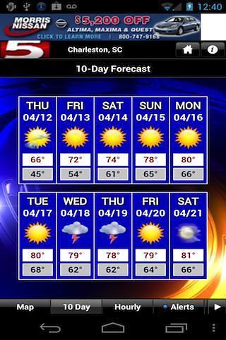 WCSC Live 5 Weather截图4