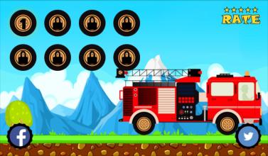 Fire Fighter Racing Hill Climb截图2