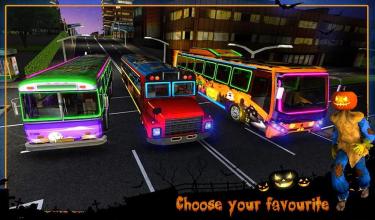 Halloween Party Bus Driver 3D截图3