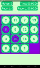 15 number slide puzzle截图5