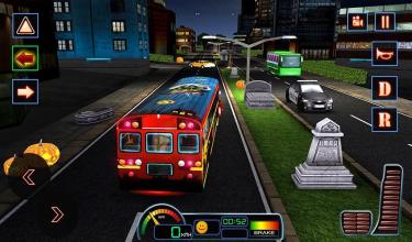 Halloween Party Bus Driver 3D截图4