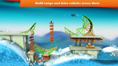 Bridge Constructor Stunts FREE截图5