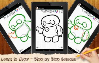 Learn to Draw Baymax Big Hero 6截图3