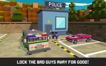 Mr. Blocky Emergency Car Craft截图4