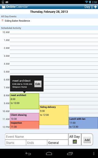 OnSite Calendars截图2