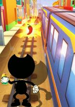 Subway Bendy Jungle run : Ink surfer截图1