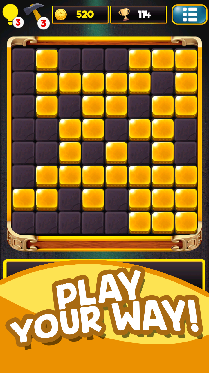 1010 Golden Block Puzzle qubed new 8x8截图3