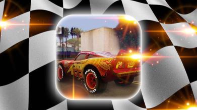 Lightning Mcqueen Car racing Games截图1