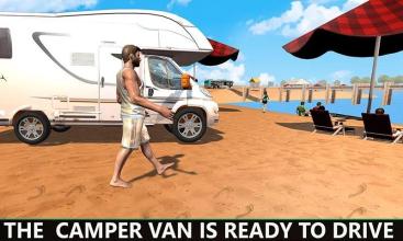 Camper Van Trailer Truck Driving Simulator截图1