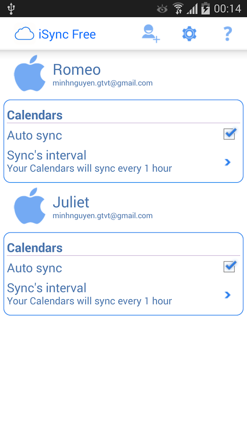 iSync Free(Sync with iCl...截图4