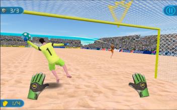 Soccer Goalkeeper - Beach Coast Goalie截图1