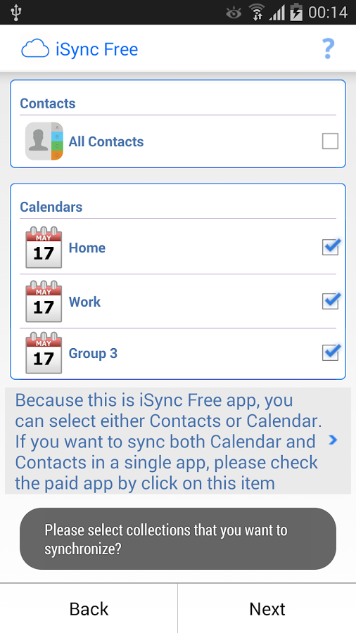 iSync Free(Sync with iCl...截图2