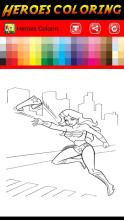 Heroes Coloring Book for kids截图5