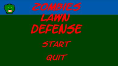 Zombies Lawn Defense截图1