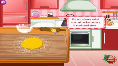 烹饪饼干漂亮的菜单游戏的女孩截图3