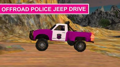 Pink Lady Offroad Mountain Jeep Driver Simulator截图1