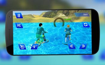 Beach Bicycle BMX Water Surfer Stunts Simulator 3D截图1