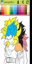 coloring game DBS super goku截图5