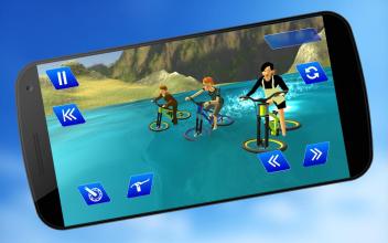 Beach Bicycle BMX Water Surfer Stunts Simulator 3D截图2