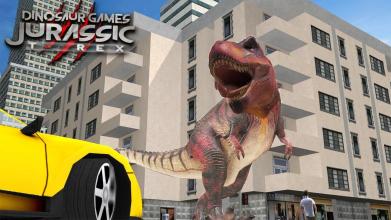 DINOSAUR GAMES : JURASSIC T-REX DINOSAUR SIMULATOR截图3