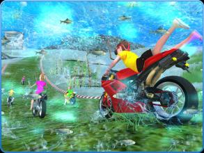 Kids Underwater MotorBike Race Adventure截图3