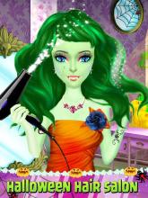 Halloween Hair Salon Kids Game截图2