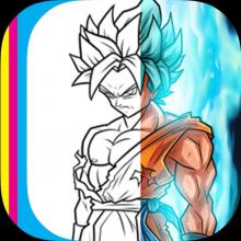 Coloring Super Saiyan Pro截图1