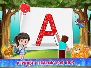 Kids Alphabet Tracing Jigsaw & Color Fun截图4