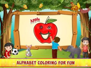 Kids Alphabet Tracing Jigsaw & Color Fun截图5