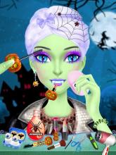 Halloween Hair Salon Kids Game截图3