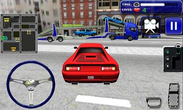 Car Transporter Parking 3D截图1