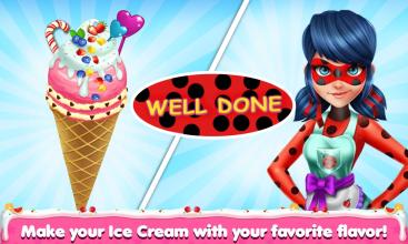 Ladybug Ice Cream Maker-Cooking Game截图4