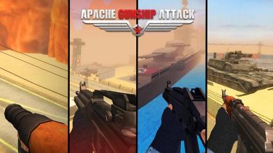 Apache Gunship Attack - Air Shooting Game截图1