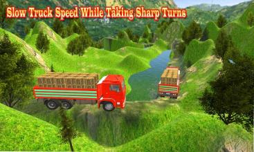 Monster Cargo Truck Offroad Driving Game截图2