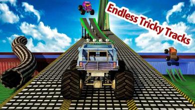 Monster Truck Driver Impossible Track Stunt Racing截图2