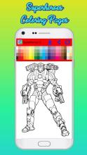 Superheroes Coloring Pages截图3