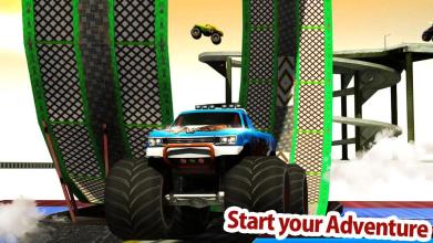 Monster Truck Driver Impossible Track Stunt Racing截图4