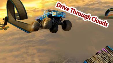 Monster Truck Driver Impossible Track Stunt Racing截图1