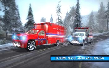 Offroad Ambulance Sim Hill 3d截图2