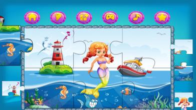 Mermaid Puzzle for Kids截图4