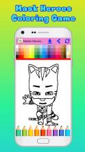 Mask Heroes Coloring Book截图4