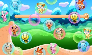 Game for kids - animal bubble截图2