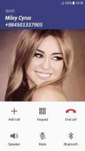 Fake Call Miley Cyrus截图2