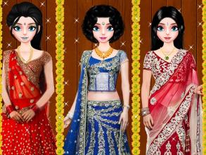 Indian Wedding Dressup Makeup Salon截图3