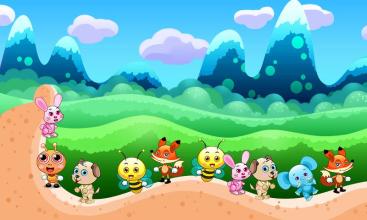 Game for kids - animal bubble截图3