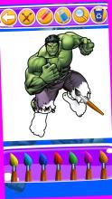 How to Color? Incredible Superhero Coloring Games截图1